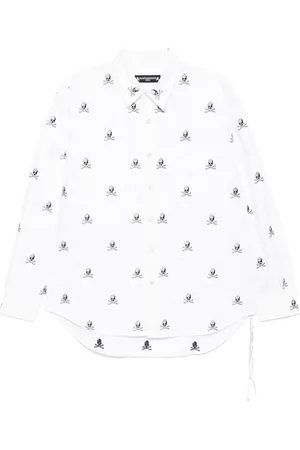 MASTERMIND Skull-embroidered shirt