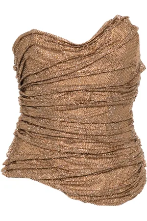 GIUSEPPE DI MORABITO Strapless corset top