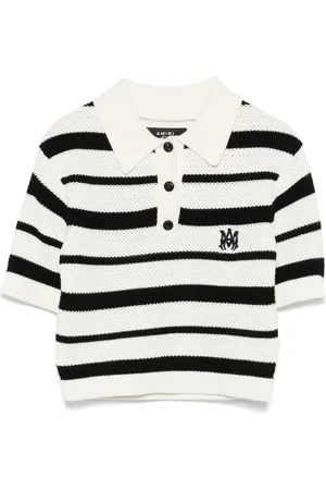 AMIRI MA Striped polo shirt