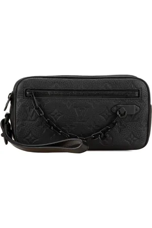 LOUIS VUITTON 2020 Monogram Taurillon Pochette Volga clutch bag