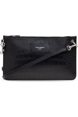 Dolce & Gabbana Crocodile-embossed shoulder bag