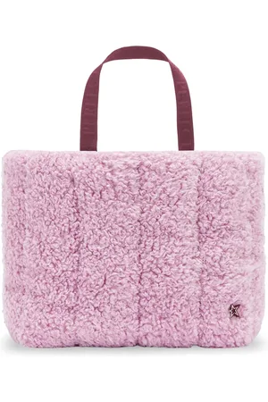 Perfect Moment Faux-shearling tote bag