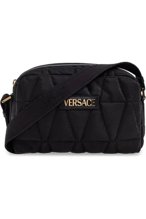 VERSACE Logo-appliqué shoulder bag