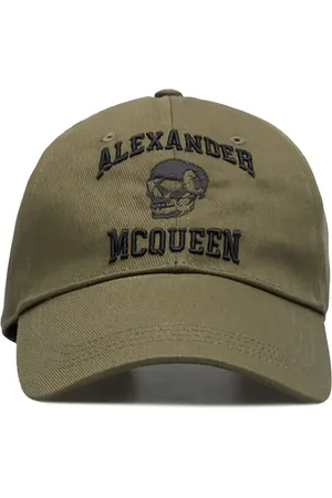Alexander McQueen Embroidered-skull baseball cap