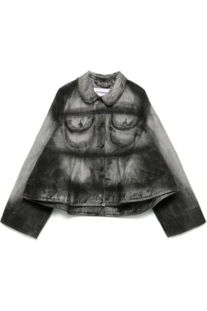MELITTA BAUMEISTER Painted cropped jacket