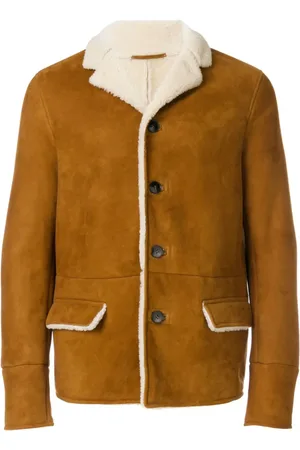 VALENTINO GARAVANI Shearling-trim jacket