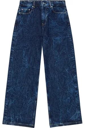 Ganni Marri crinkled-effect jeans
