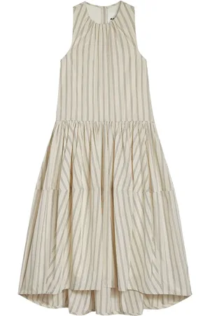 Jil Sander Striped midi dress