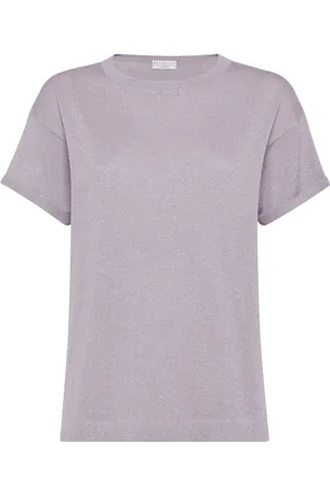 Brunello Cucinelli Silk-blend top