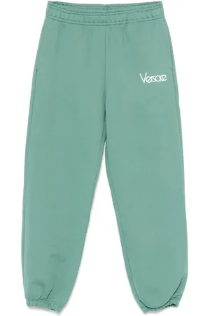VERSACE Embroidered-logo track pants