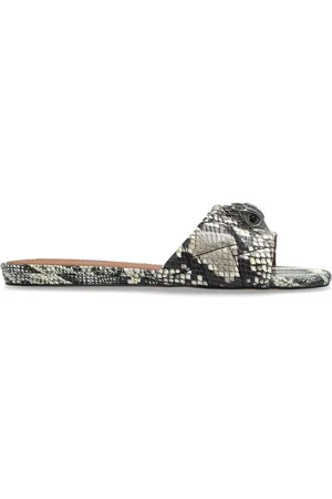 Kurt Geiger Kensington leather slides
