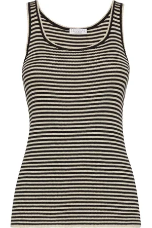 Brunello Cucinelli Striped top