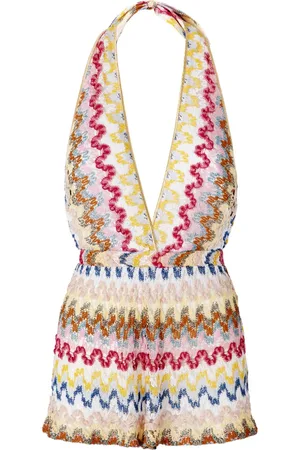 Missoni Zigzag-woven playsuit