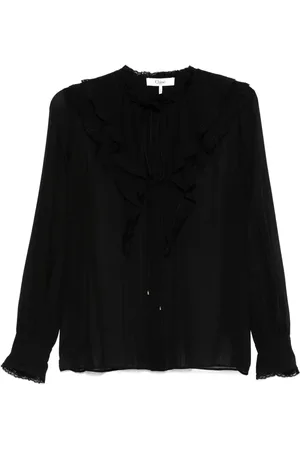 Chloé Ruffled silk blouse