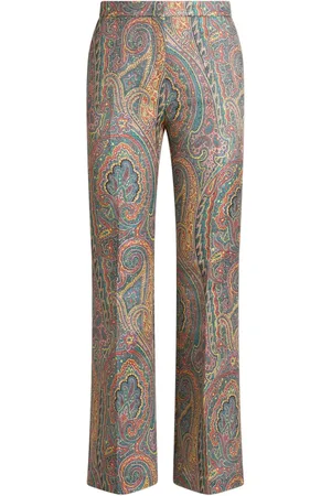Etro Paisley-print tailored trousers