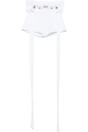 Jean Paul Gaultier Logo-patch shorts