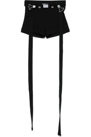 Jean Paul Gaultier Logo-patch shorts