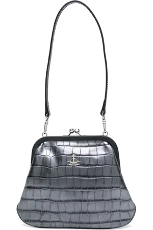 Vivienne Westwood Croc-embossed clutch bag