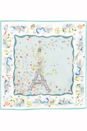 Longchamp Equestrian Tower scarf