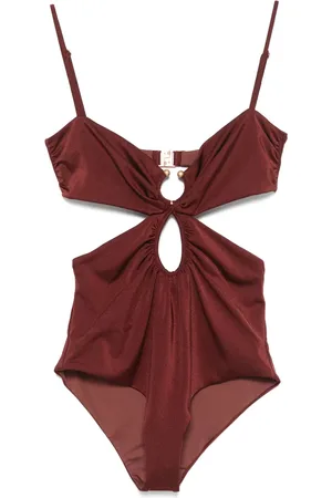 JOHANNA ORTIZ Wine Sunny Days swimsuit
