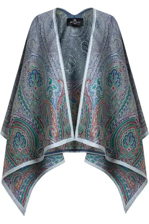 Etro Paisley jacquard cape