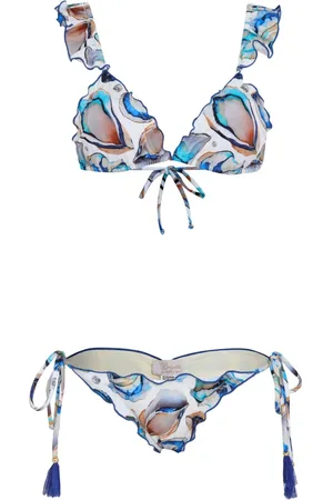 Brigitte Shell-print bikini set