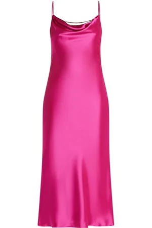 MONIQUE LHUILLIER Cowl neck slip dress