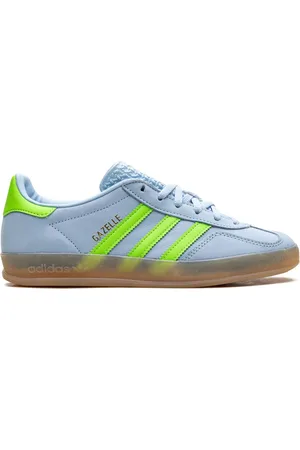 adidas Gazelle Indoor "Clear Sky/Solar Green" sneakers