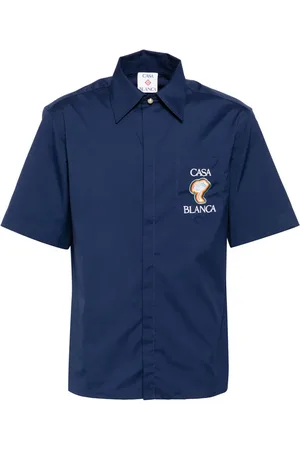 Casablanca Embroidered logo shirt