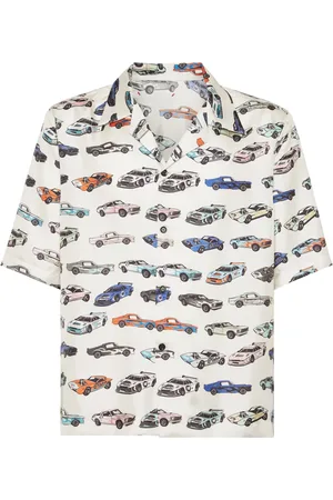 Philipp Plein Cars Racing bowling shirt