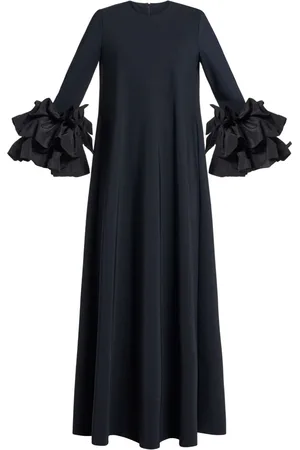 GRETA CONSTANTINE Ruffle-sleeves maxi dress