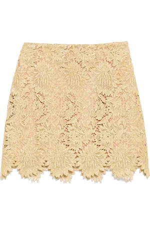 ERMANNO SCERVINO Floral lace mini skirt