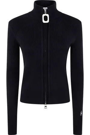 J.W.Anderson Zip-up ribbed cardigan