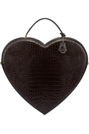 Moschino Heart-shape leather tote bag