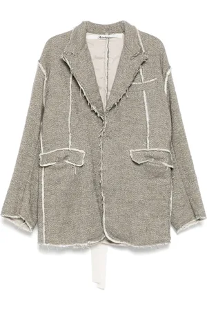 midorikawa Raw edge blazer