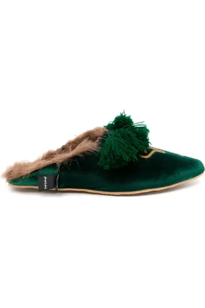 midorikawa Pointed-toe slippers