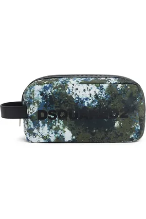 Dsquared2 Paint splatter-print wash bag