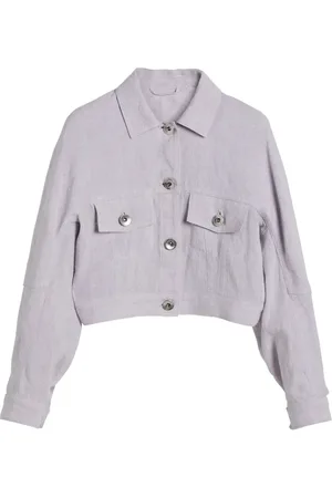 Brunello Cucinelli Glitter-detail canvas jacket