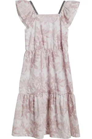Brunello Cucinelli Floral-print poplin dress