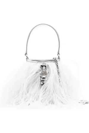 Givenchy Feather-embellished bucket bag