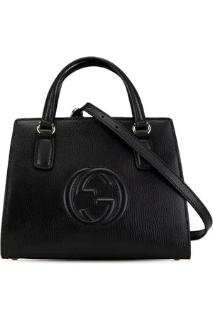 Gucci 2016-2024 Medium Dollar Calf Soho Top Handle Convertible Tote satchel