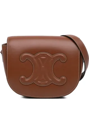 Céline 2021 Calfskin Triomphe Folco crossbody bag