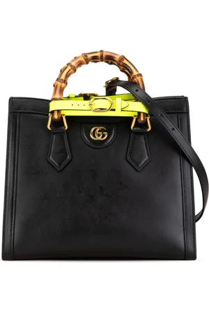 Gucci 2000-2020 Small Leather Bamboo Diana satchel