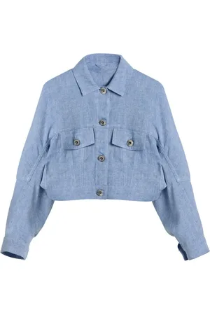 Brunello Cucinelli Glitter-detail canvas jacket