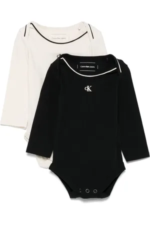 Calvin Klein Monogram-print bodies (pack of two)