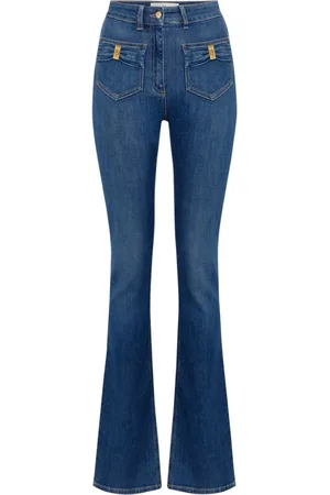 Elisabetta Franchi Bow-detailing flared jeans