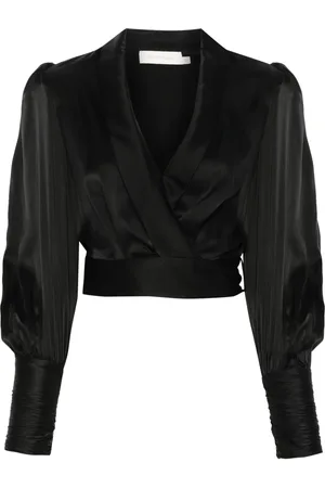 ZIMMERMANN Silk wrap top