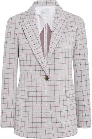 ROSETTA GETTY Check-pattern blazer