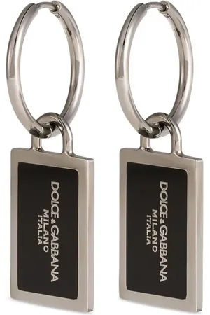 Dolce & Gabbana Logo-plaque earrings