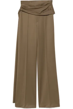 GIUSEPPE DI MORABITO Draped-detailing trousers